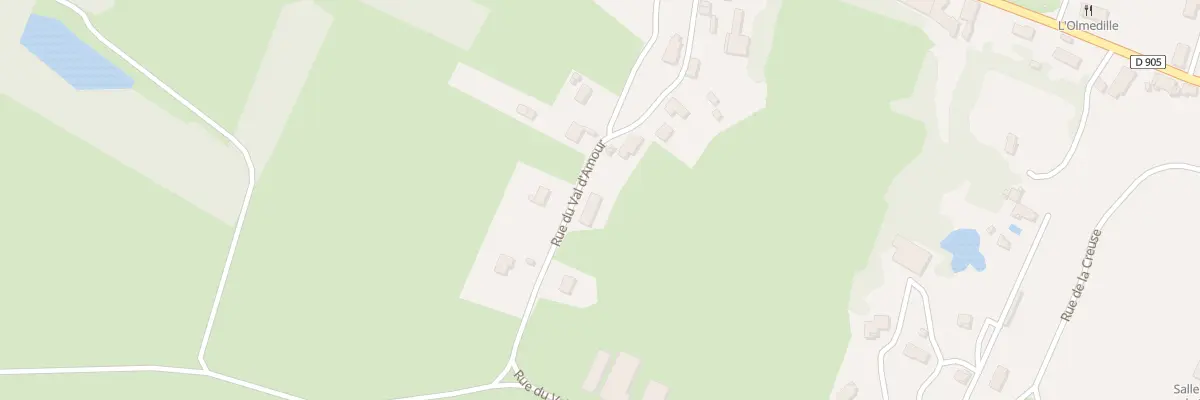 Plan du 14 Rue du Val d’Amour à Souvans