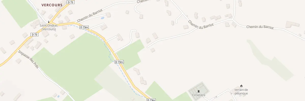 Plan du 412F Che du Barriot à Saint-Ondras
