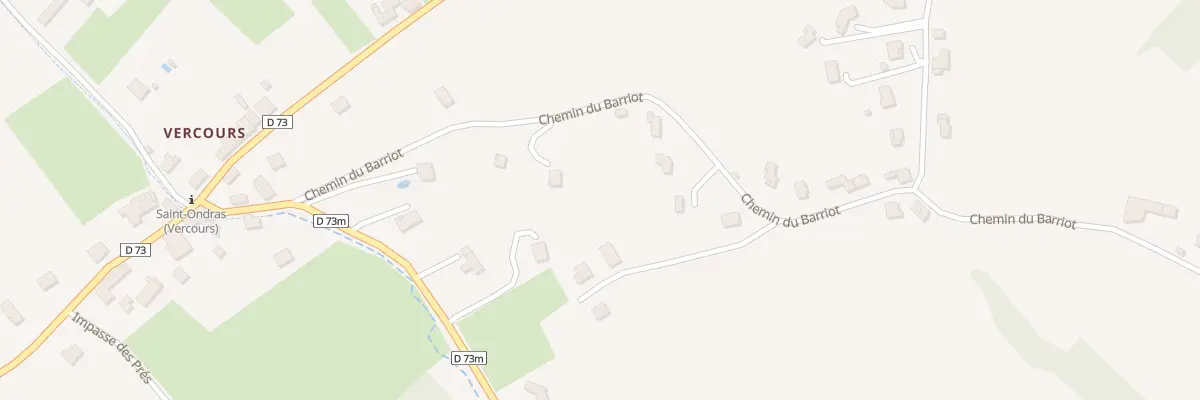 Plan du 368 Che du Barriot à Saint-Ondras
