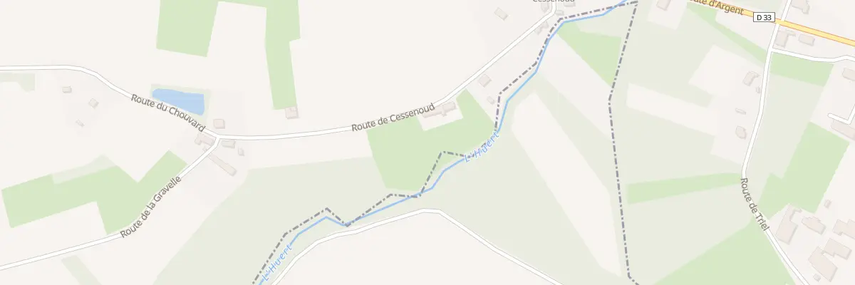 Plan du 230 Rte de Cessenoud au Bouchage