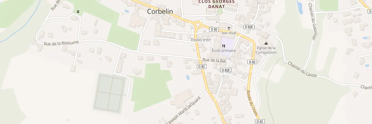 Plan du 37 Rue du Champ de Mars à Corbelin
