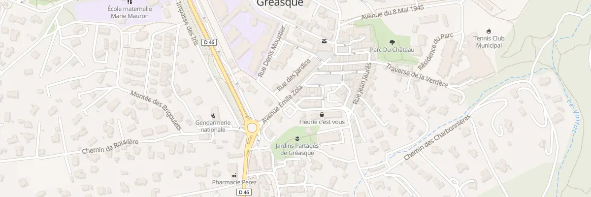Plan du 5337 La Treyere à Gréasque