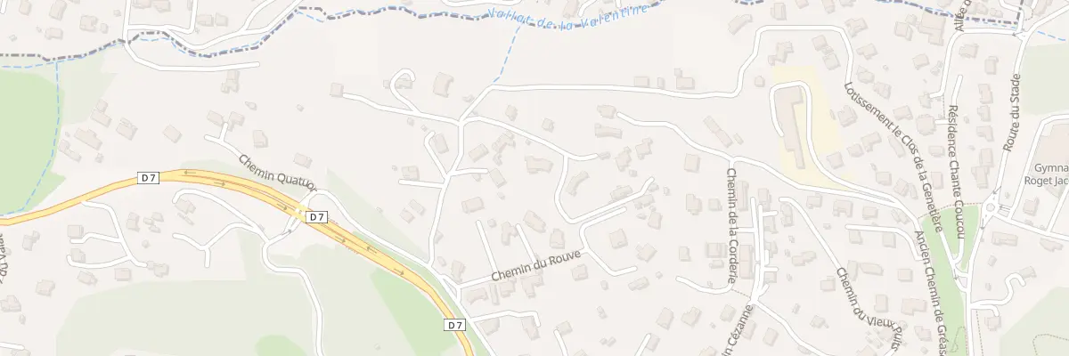 Plan du 6507 Les Rouvieres à Cadolive