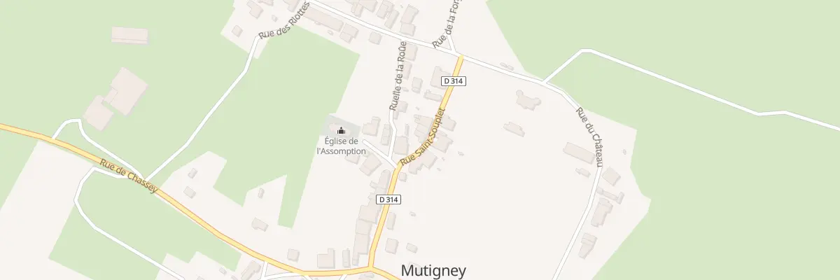 Plan du 1 Rue Saint Souplet à Mutigney