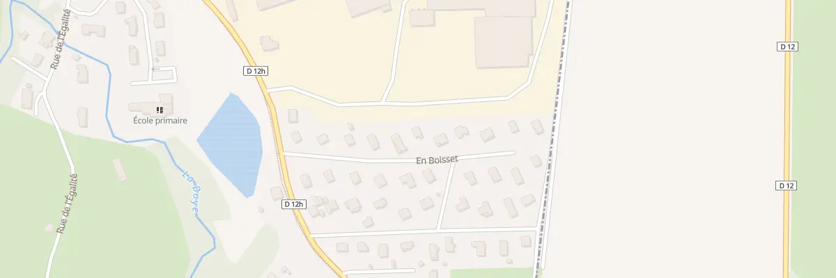 Plan du 167 En Boisset à Maillat