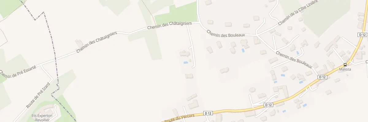 Plan du 15 Che des Chataigniers à Saint-Cassien