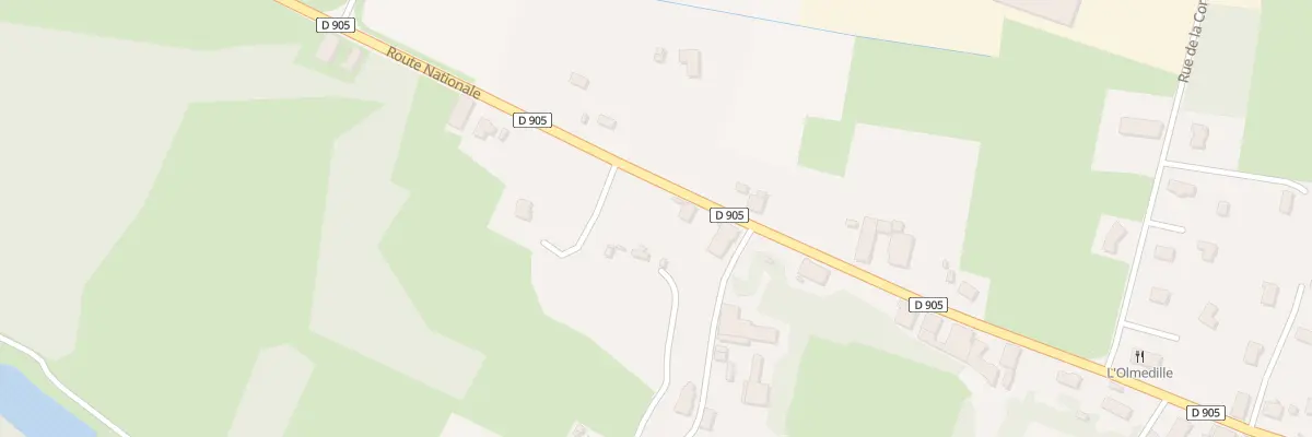 Plan du 9 Rte Nationale à Souvans