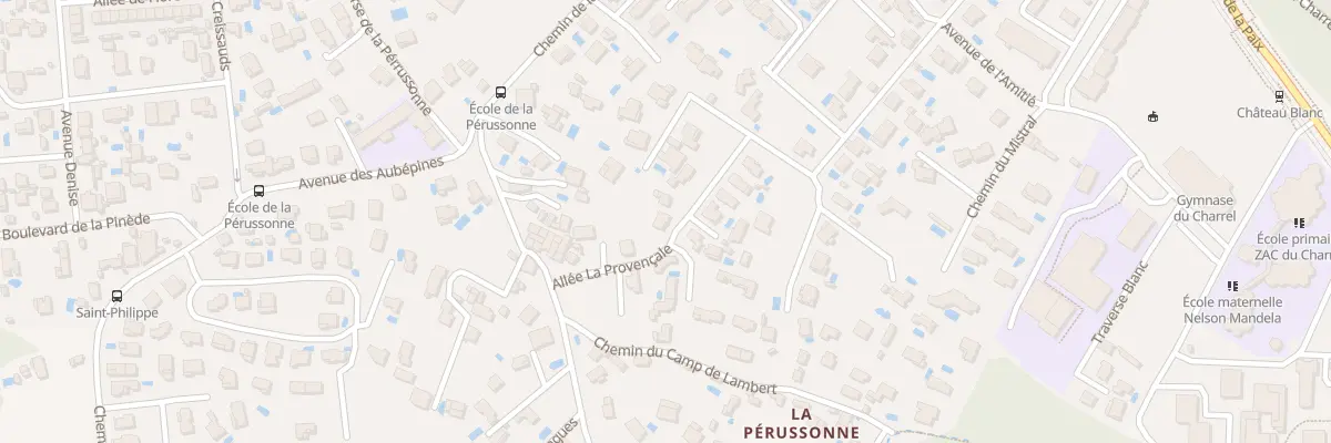 Plan du 64 Imp des Coquelicots à Aubagne