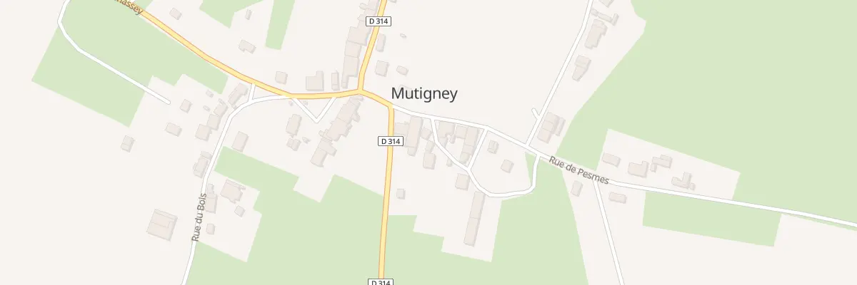 Plan du 2 Imp des Carrons à Mutigney