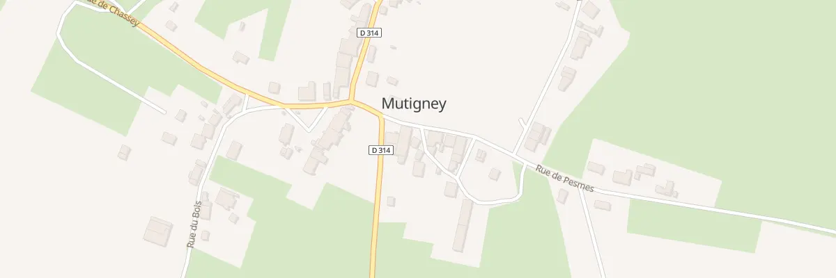 Plan du 4 Rue de Pesmes à Mutigney