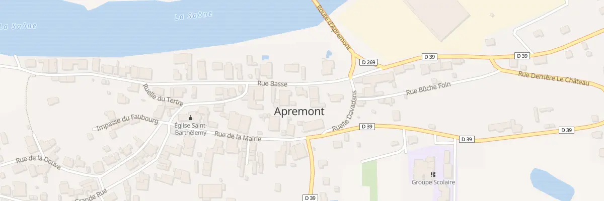 Plan du 11 Rue Basse à Apremont