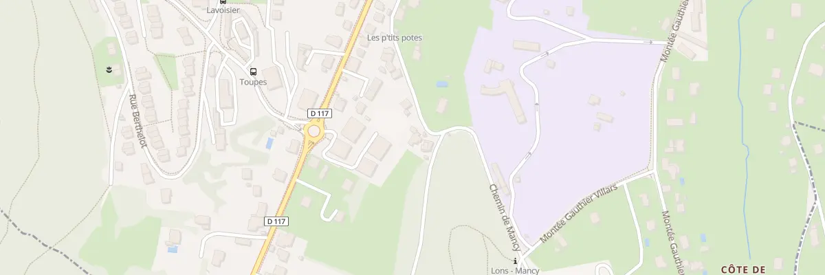 Plan du 260 Che de Mancy à Lons-le-Saunier