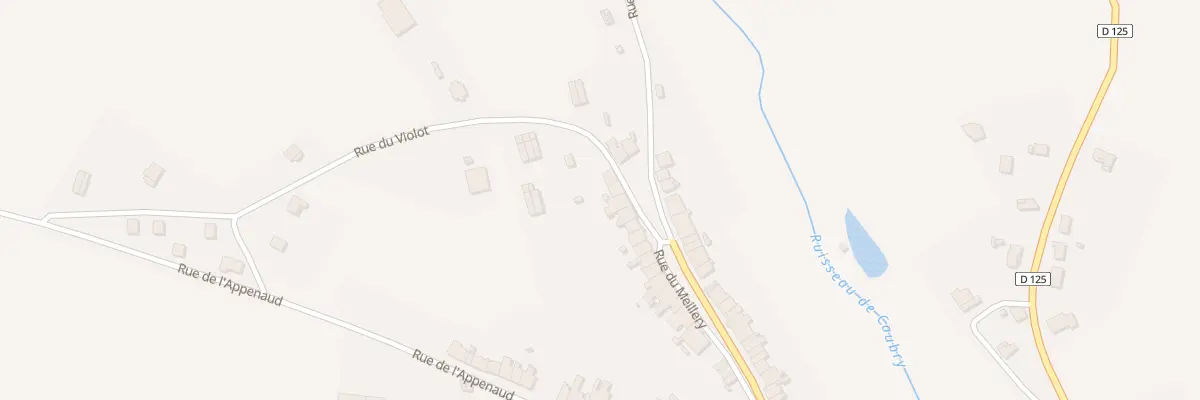 Plan du 27 Rue du Meillery à Champsevraine
