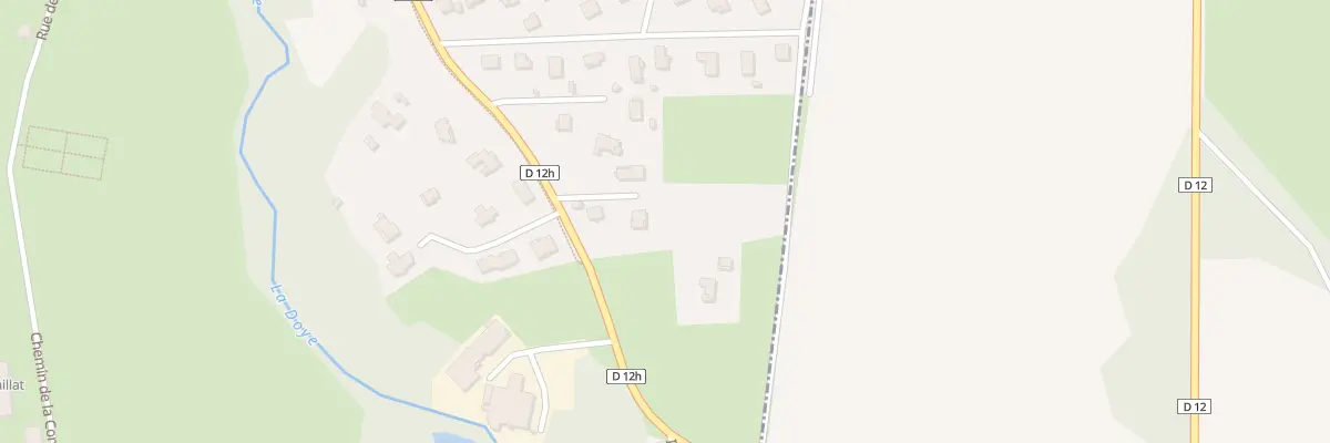 Plan du 687 Rte des Grands Moulins à Maillat