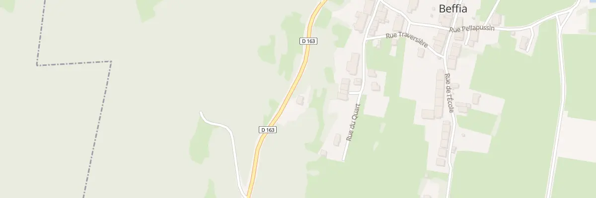 Plan du 1 Rte de Rothonay à Beffia