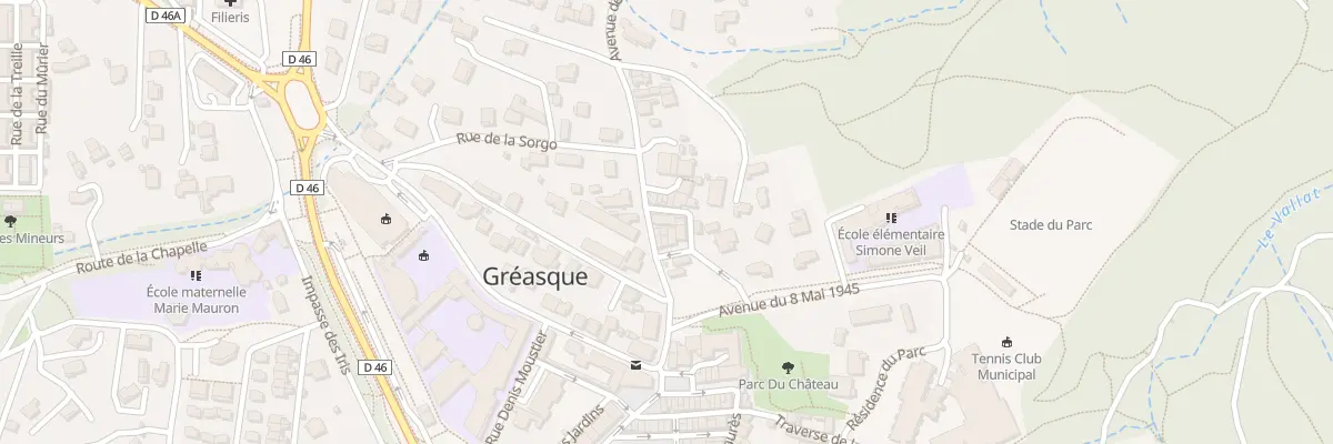 Plan du 5478 Le Village à Gréasque