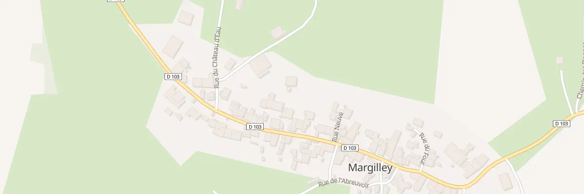 Plan du 24 Gr Grande Rue A Margilley à Champlitte