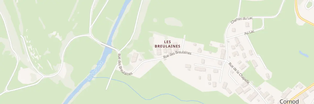Plan du 5114 Rue des Breulaines à Cornod