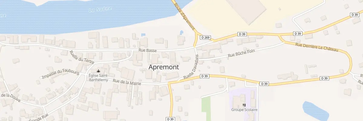 Plan du 9 Rue Basse à Apremont