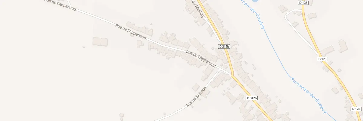 Plan du 9 Rue de l’Appenaud à Champsevraine