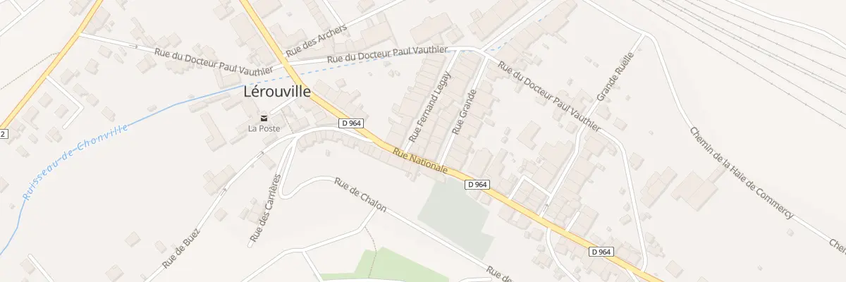 Plan du 2 Rue Fernand Legay à Lérouville