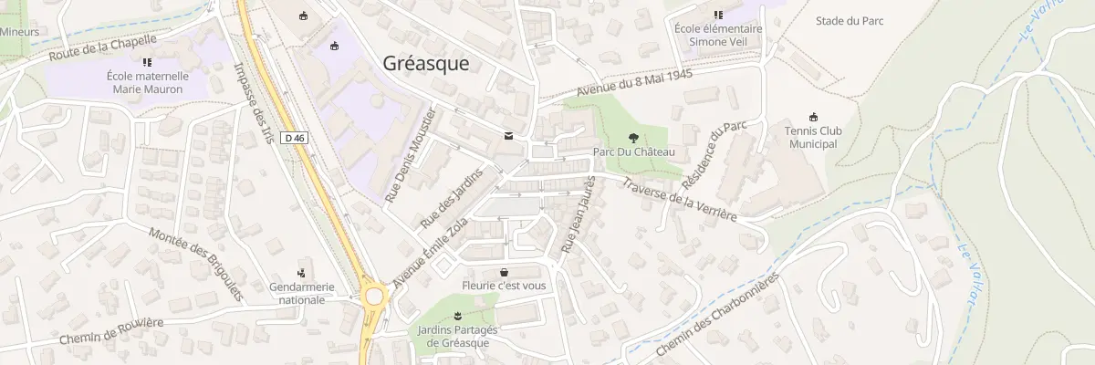 Plan du 5518 Le Village à Gréasque