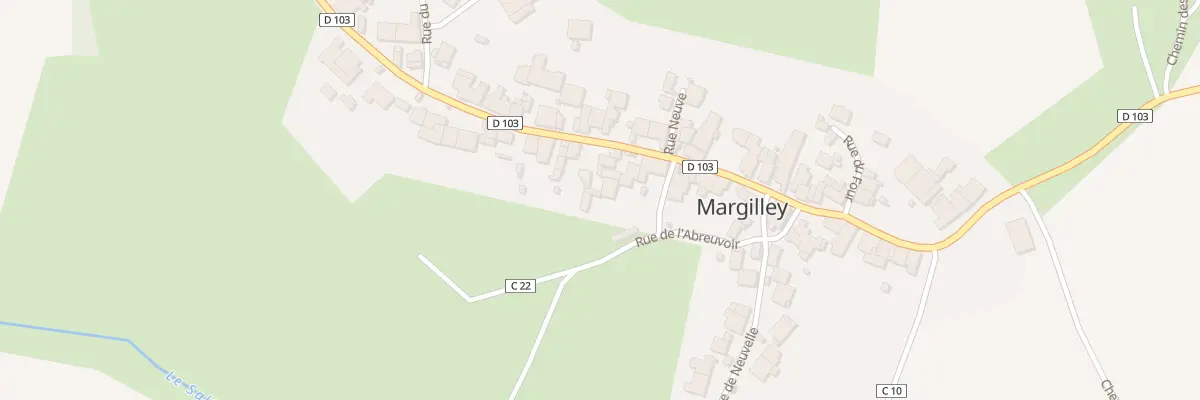 Plan du 13 Gr Grande Rue A Margilley à Champlitte
