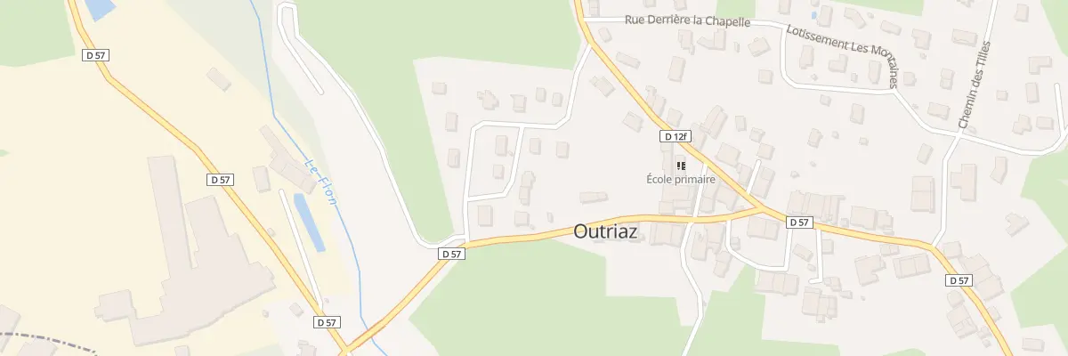 Plan du 5 Lotissement le Traverset à Outriaz