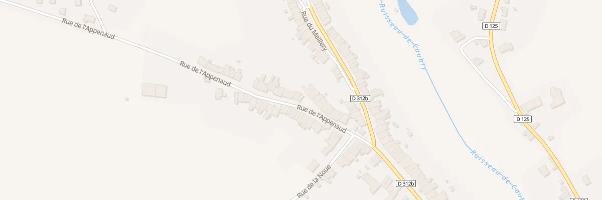 Plan du 10 Rue de l’Appenaud à Champsevraine