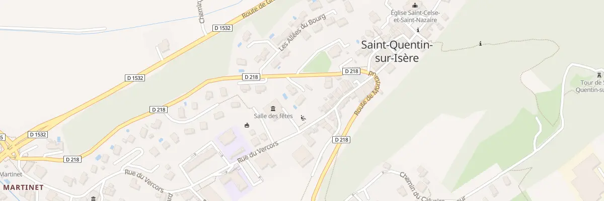 Plan du 506 Rte de Montaud à Saint-Quentin-sur-Isère