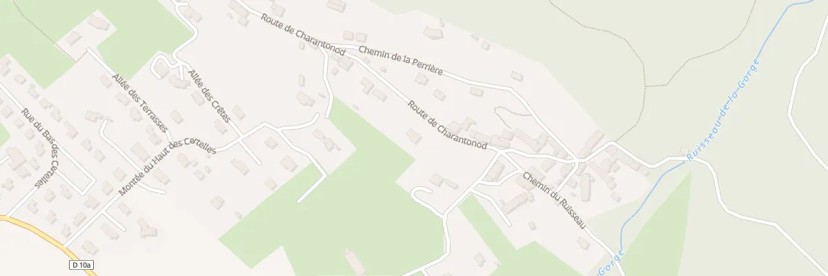 Plan du 700 Rte de Charantonod à Lhuis