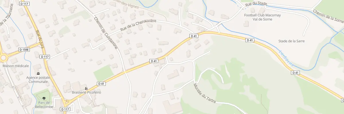 Plan du 3 Mte du Tartre à Macornay