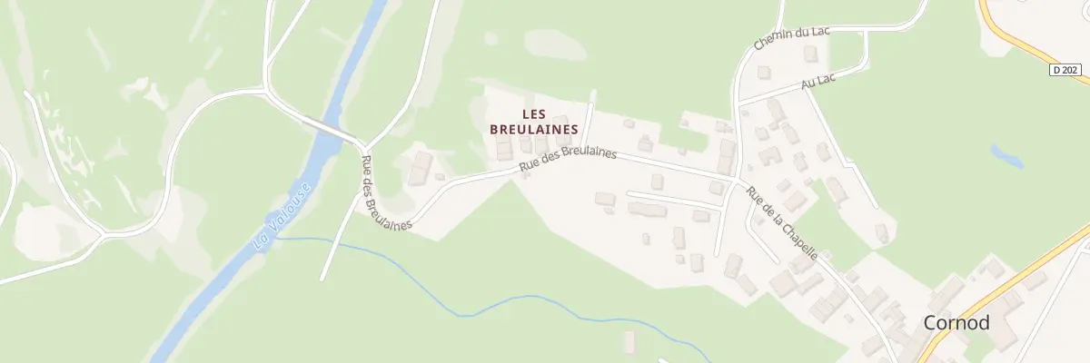 Plan du 5177 Rue des Breulaines à Cornod