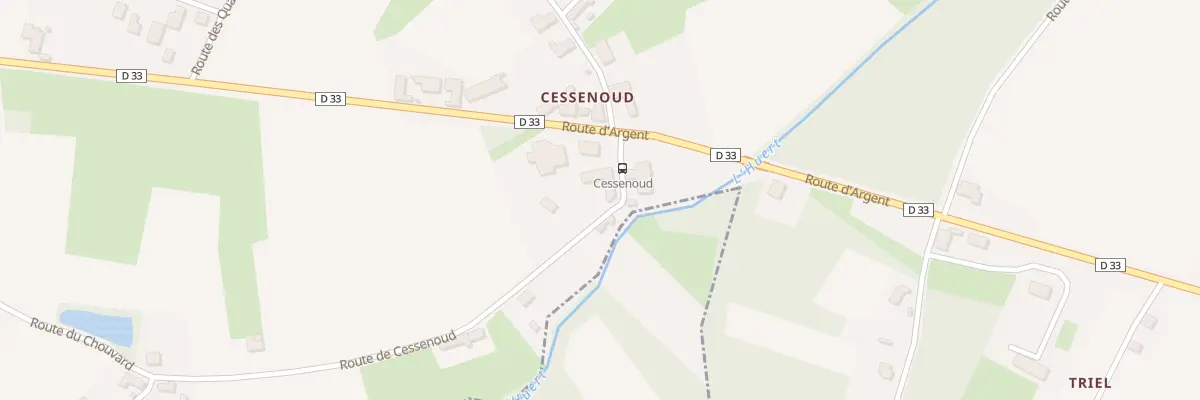 Plan du 439 Rte de Cessenoud au Bouchage