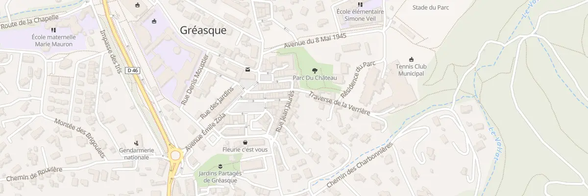 Plan du 5529 Le Village à Gréasque