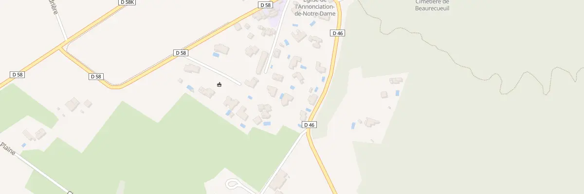 Plan du 201 La Calotte à Beaurecueil