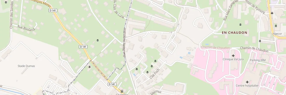 Plan du 4B Rue Pierre Hebmann à Lons-le-Saunier