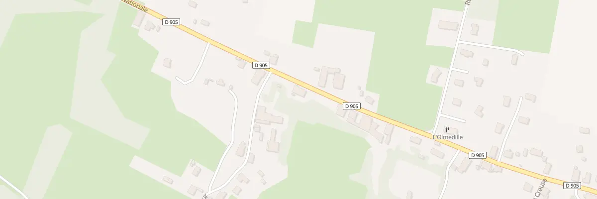 Plan du 15 Rte Nationale à Souvans