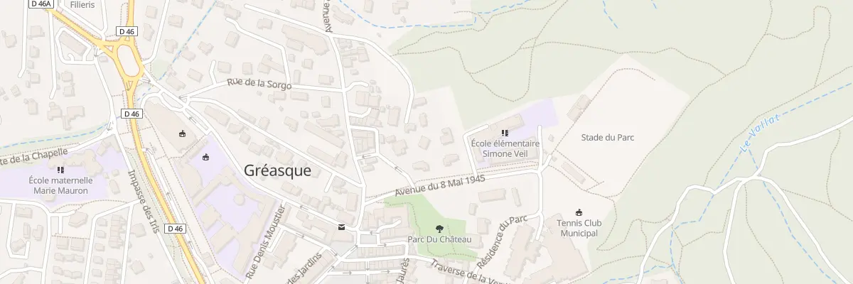 Plan du 9330 Av du 8 Mai 1945 à Gréasque