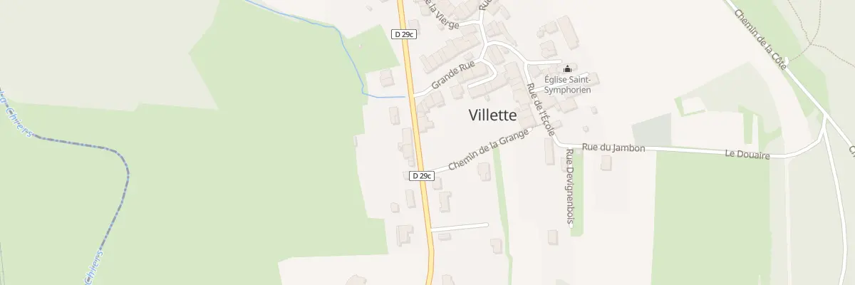 Plan du 13 Rte de Longuyon à Villette