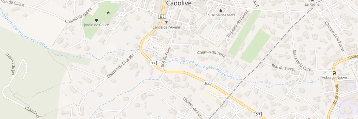 Plan du 33 Rue du Puits à Cadolive