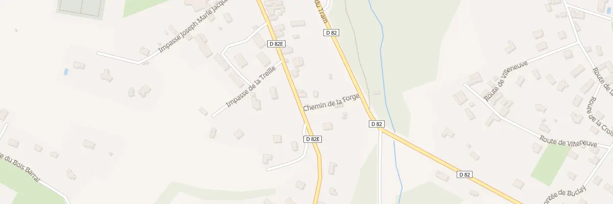 Plan du 3 Che de la Forge à Corbelin
