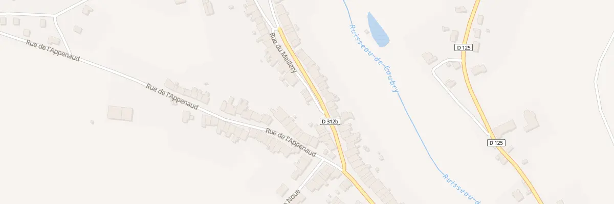 Plan du 5 Rue du Meillery à Champsevraine