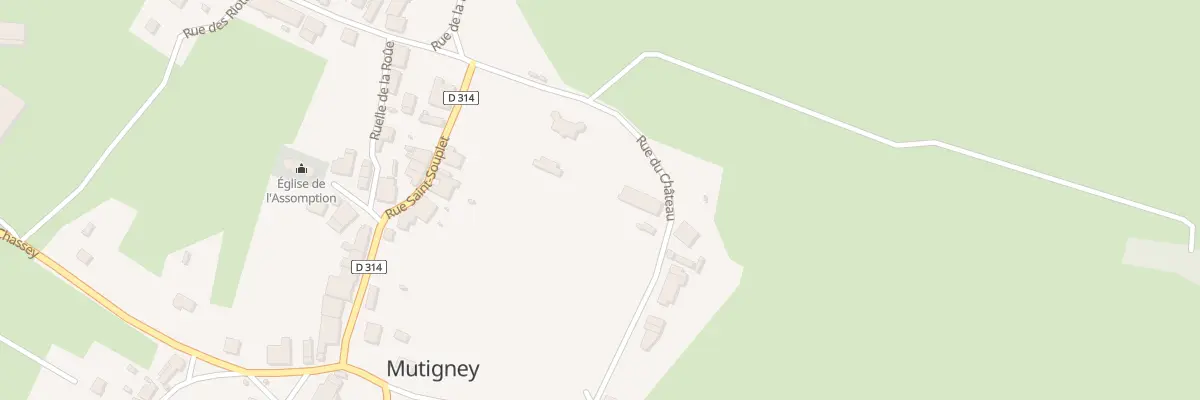 Plan du 2 Rue du Chateau à Mutigney