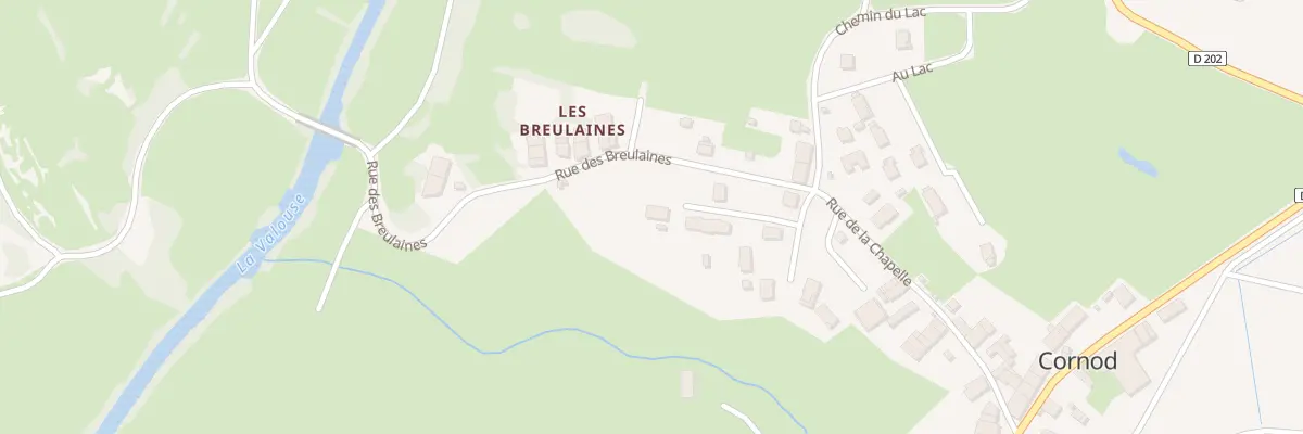 Plan du 5163 Che de sous les Champs à Cornod
