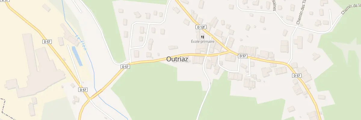 Plan du 15B Rte du Flon à Outriaz