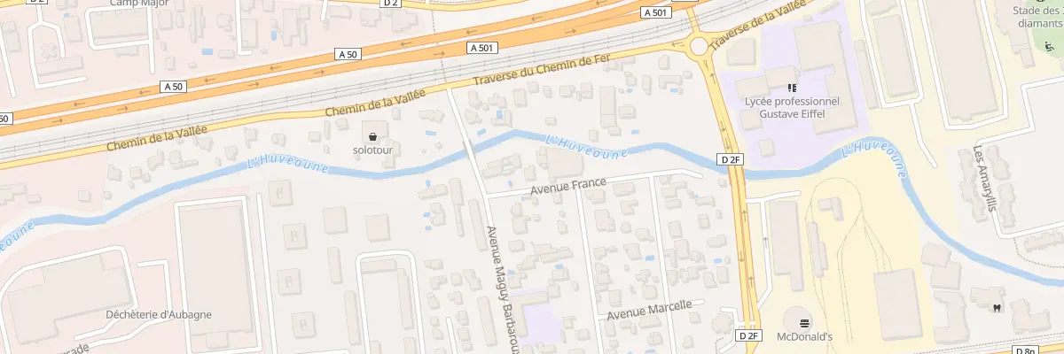 Plan du 3 Av de France à Aubagne