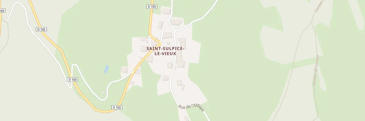 Plan du 91 Rue de l’Abbaye à Plateau d’Hauteville