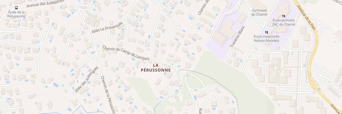 Plan du 225F Che du Camp de Lambert à Aubagne