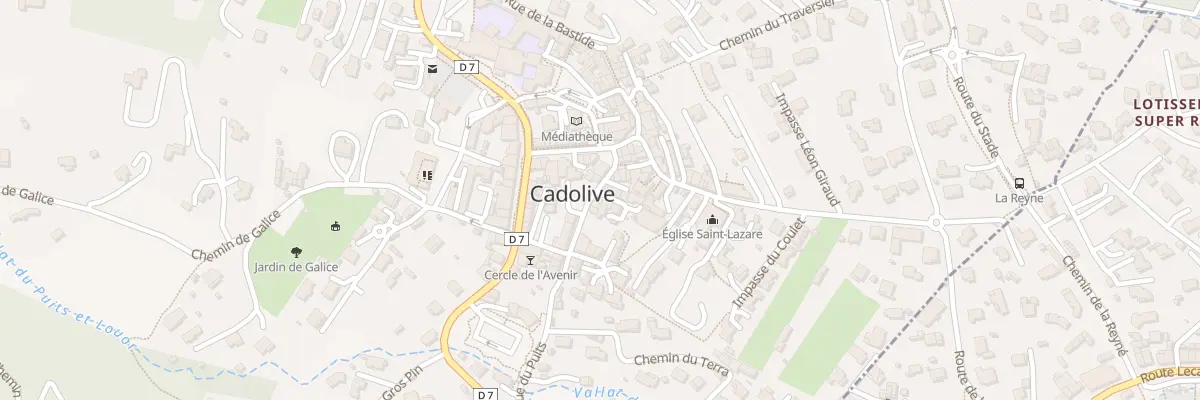 Plan du 11 Rue du Puits à Cadolive